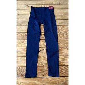NWT Anti. Everyday Solutions Seamless Leggings Petite Size Small SP Women’s Navy